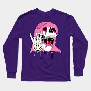 Slime Skull Master of Shadows (No Text Ver) Long Sleeve T-Shirt